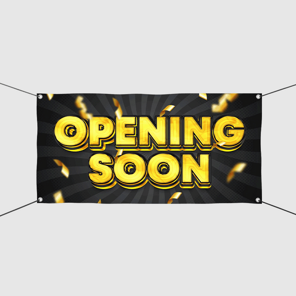 Opening Soon Banners